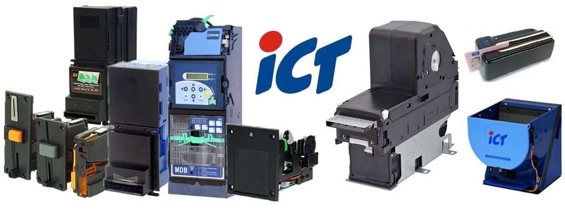 Sistemi di pagamento ICT: lettori e riciclatori di banconote, rendiresto CC6100, gettoniere SCA, Hopper UCH e lettore tessera sanitaria DCM5