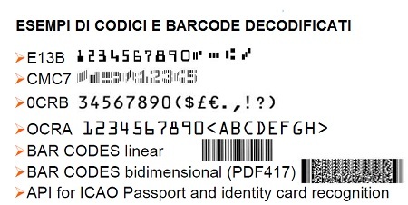 Scanner Kiosk A4 caratteri e barcode Lo scanner per Kiosk A4 consente di decoficare caratteri speciali e barcode