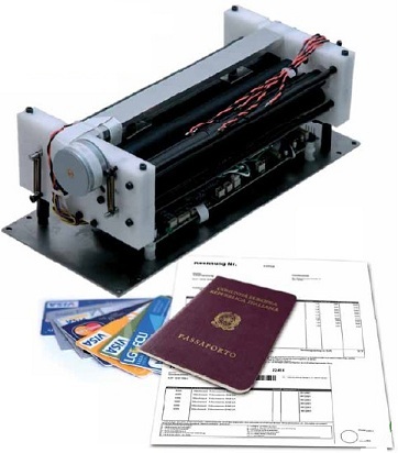 Scanner per kiosk A4 colori BSC Bancor Scanner per kiosk A4 a colori ad alta definizione autocentrante