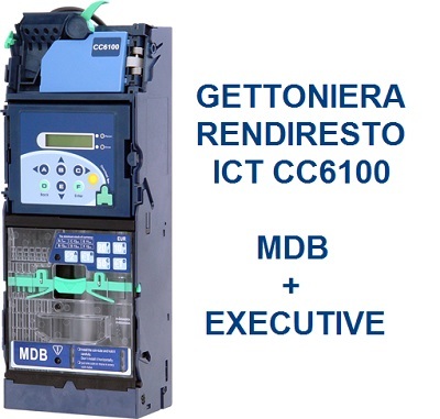 Gettoniera rendiresto CC6100 ICT MDB Executive 6 tubi
