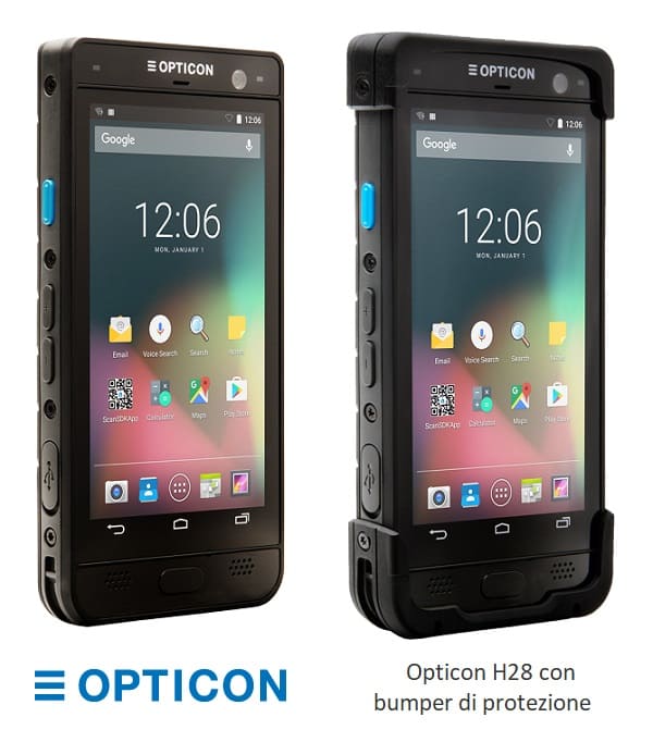 H28 Opticon palmare Android Opticon H28 è un palmare professionale Android con lettore di codici a barre 2D