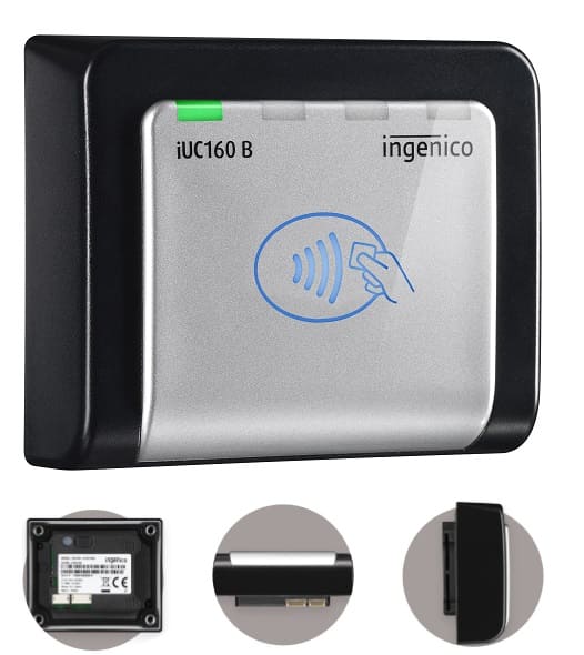 IUC-160B Ingenico pos contactless self service Pos IUC 160B Ingenico per applicazioni self service contactless