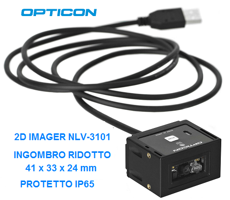 Opticon NLV-3101 Lettore di codici a barre Lettore di codici a barre 2D per kiosk e totem