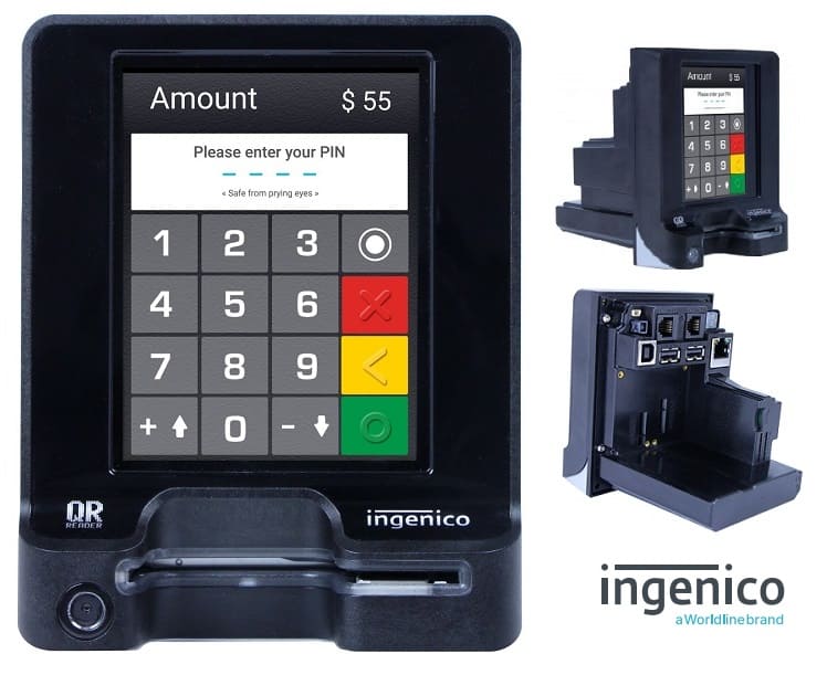 Pos All in one Self 5000 terminale per pagamenti con carta di credito e bancomant per applicazioni vending e kiosk