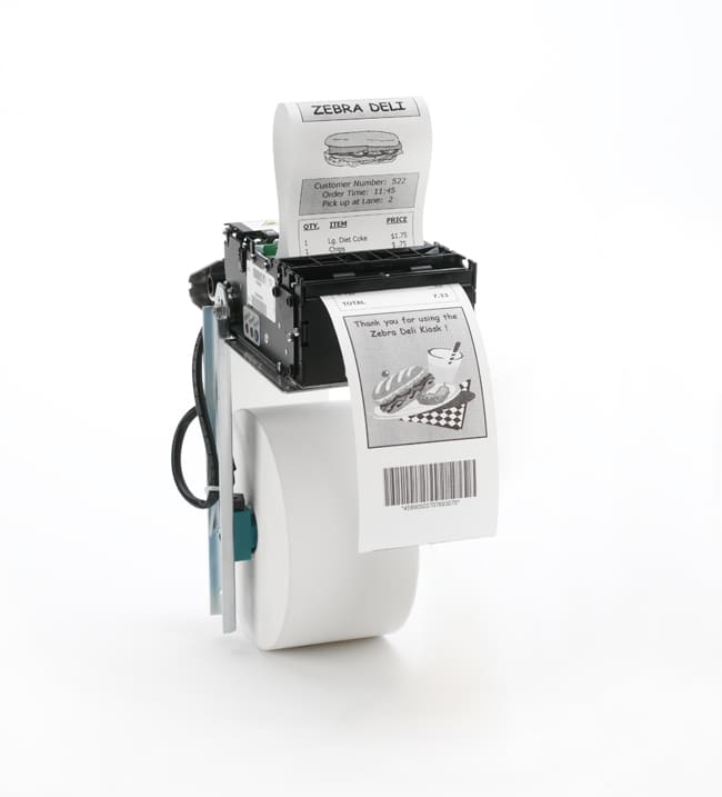 KR203 Zebra Stampante per chioschi affidabile e voloce